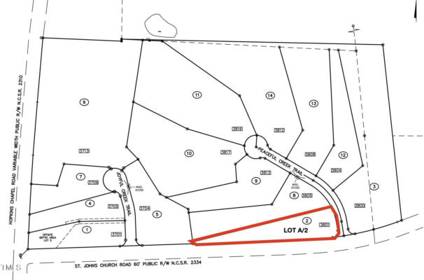 LOT A/2 PEACEFUL CREEK TRAIL, ZEBULON, NC 27597 - Image 1